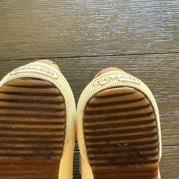 Coach Brown Signature Sneakers 7.5 - Picture 7 of 11